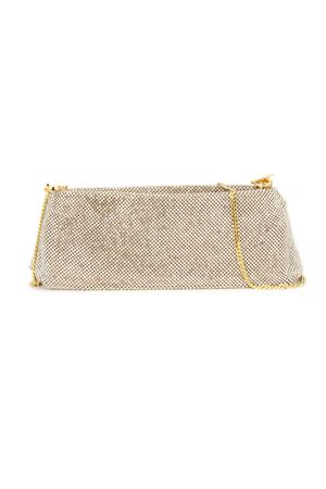 Ondina Valla Morning on Canvas Clutch in rete metallica dorata BENEDETTA BRUZZICHES | 0129109.